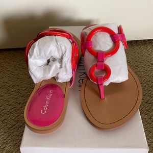 Patent sandal